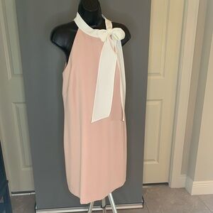 Pink Knit Halter Dress